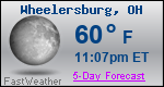 Weather Forecast for Wheelersburg, OH