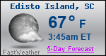 Weather Forecast for Edisto Island, SC
