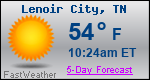 Weather Forecast for Lenoir City, TN