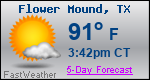 Weather Forecast for Flower Mound, TX