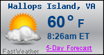 Weather Forecast for Wallops Island, VA