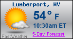 Weather Forecast for Lumberport, WV