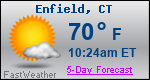 Weather Forecast for Enfield, CT