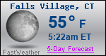 Weather Forecast for Falls Village, CT