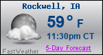 Weather Forecast for Rockwell, IA