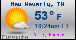 Weather Forecast for New Waverly, IN