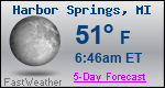 Weather Forecast for Harbor Springs, MI