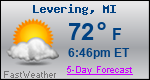 Weather Forecast for Levering, MI