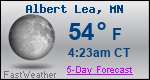 Weather Forecast for Albert Lea, MN