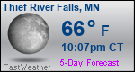 Weather Forecast for Thief River Falls, MN