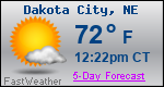 Weather Forecast for Dakota City, NE