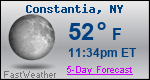 Weather Forecast for Constantia, NY