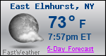Weather Forecast for East Elmhurst, NY