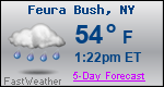 Weather Forecast for Feura Bush, NY