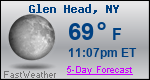 Weather Forecast for Glen Head, NY