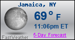 Weather Forecast for Jamaica, NY