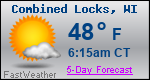 Weather Forecast for Combined Locks, WI