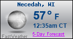 Weather Forecast for Necedah, WI