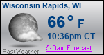 Weather Forecast for Wisconsin Rapids, WI
