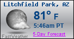 Weather Forecast for Litchfield Park, AZ