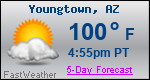 Weather Forecast for Youngtown, AZ