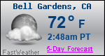 Weather Forecast for Bell Gardens, CA