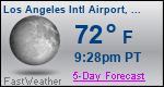 Weather Forecast for Los Angeles International Airport, CA