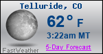 Weather Forecast for Telluride, CO