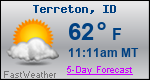 Weather Forecast for Terreton, ID