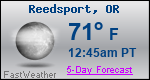 Weather Forecast for Reedsport, OR