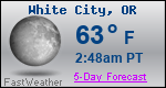 Weather Forecast for White City, OR