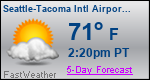 Weather Forecast for Seattle-Tacoma International Airport, WA