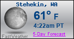 Weather Forecast for Stehekin, WA