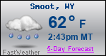 Weather Forecast for Smoot, WY