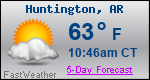 Weather Forecast for Huntington, AR
