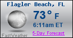 Weather Forecast for Flagler Beach, FL
