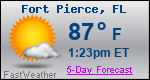 Weather Forecast for Fort Pierce, FL