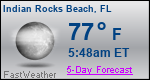 Weather Forecast for Indian Rocks Beach, FL