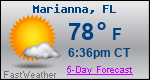 Weather Forecast for Marianna, FL