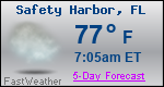 Weather Forecast for Safety Harbor, FL