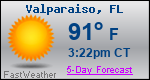Weather Forecast for Valparaiso, FL
