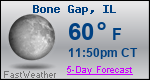 Weather Forecast for Bone Gap, IL