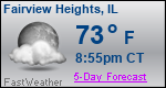 Weather Forecast for Fairview Heights, IL