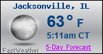 Weather Forecast for Jacksonville, IL