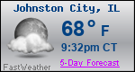 Weather Forecast for Johnston City, IL