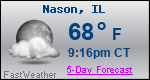 Weather Forecast for Nason, IL