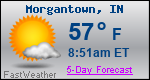Weather Forecast for Morgantown, IN