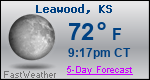 Weather Forecast for Leawood, KS