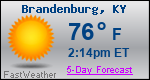 Weather Forecast for Brandenburg, KY