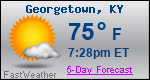 Weather Forecast for Georgetown, KY